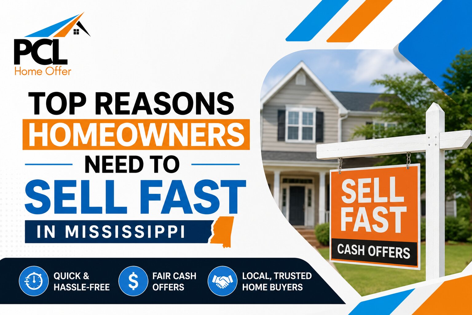 Top reasons homeowners need to sell fast in Mississippi